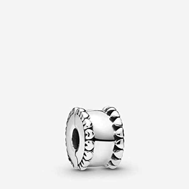 Pandora Beaded Hearts Clip Charm