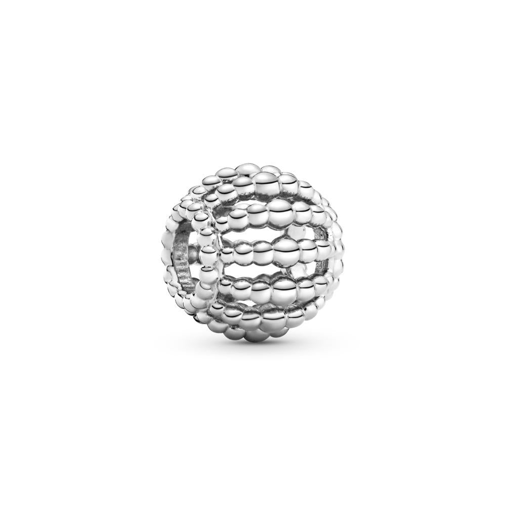 Pandora Beaded Sterling Silver Charm