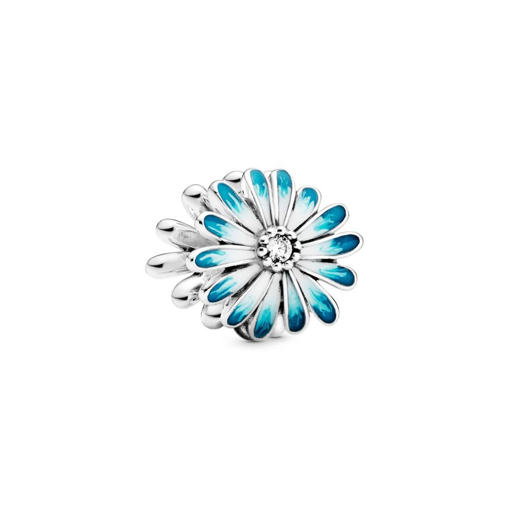 Pandora Blue Daisy Flower Charm