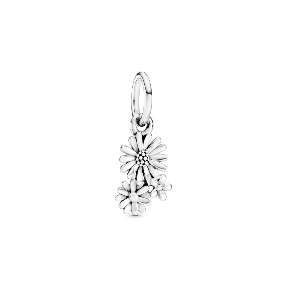 Pandora Daisy Flower Bouquet Dangle Charm