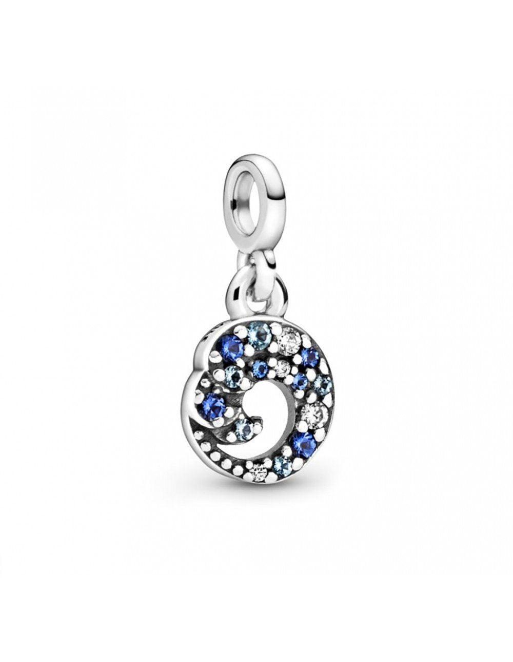 Pandora My Blue Ocean Wave Dangle Charm