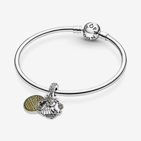 Pandora Disney Beauty and the Beast Dancing Dangle Charm