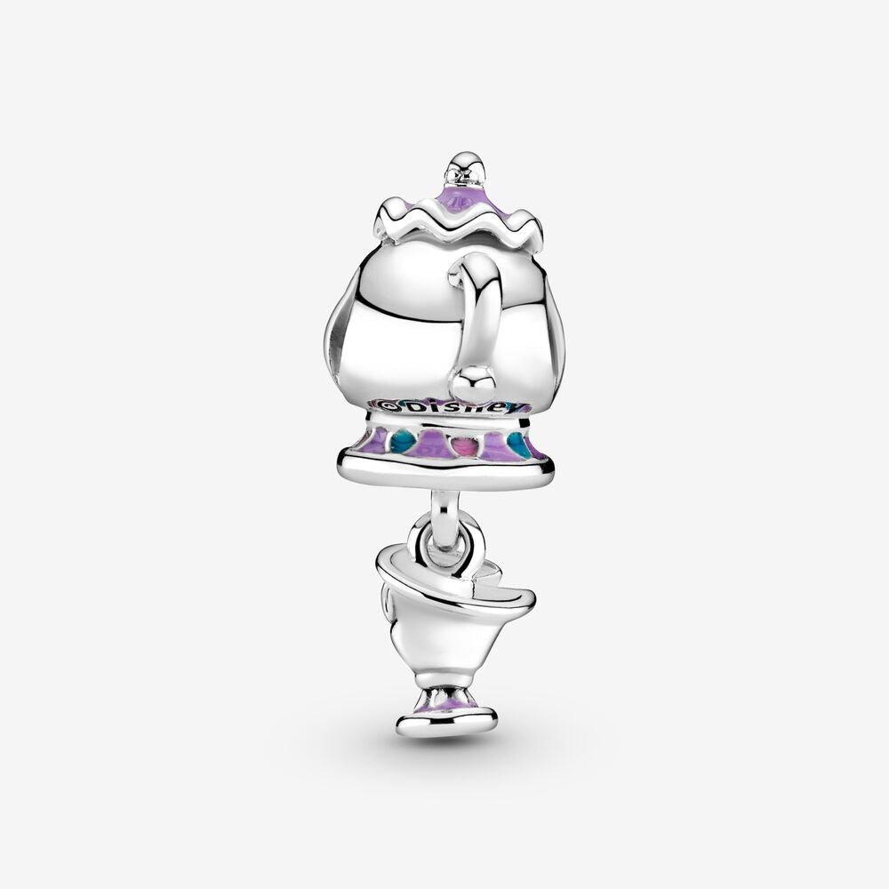 Pandora Disney Beauty and the Beast Mrs. Potts and Chip Dangle Charm