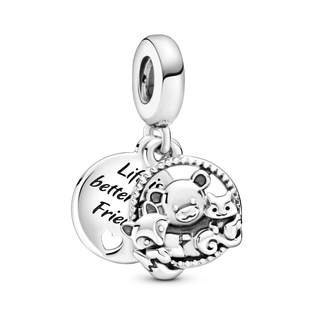 Pandora Forest Friends Sterling Silver Dangle
