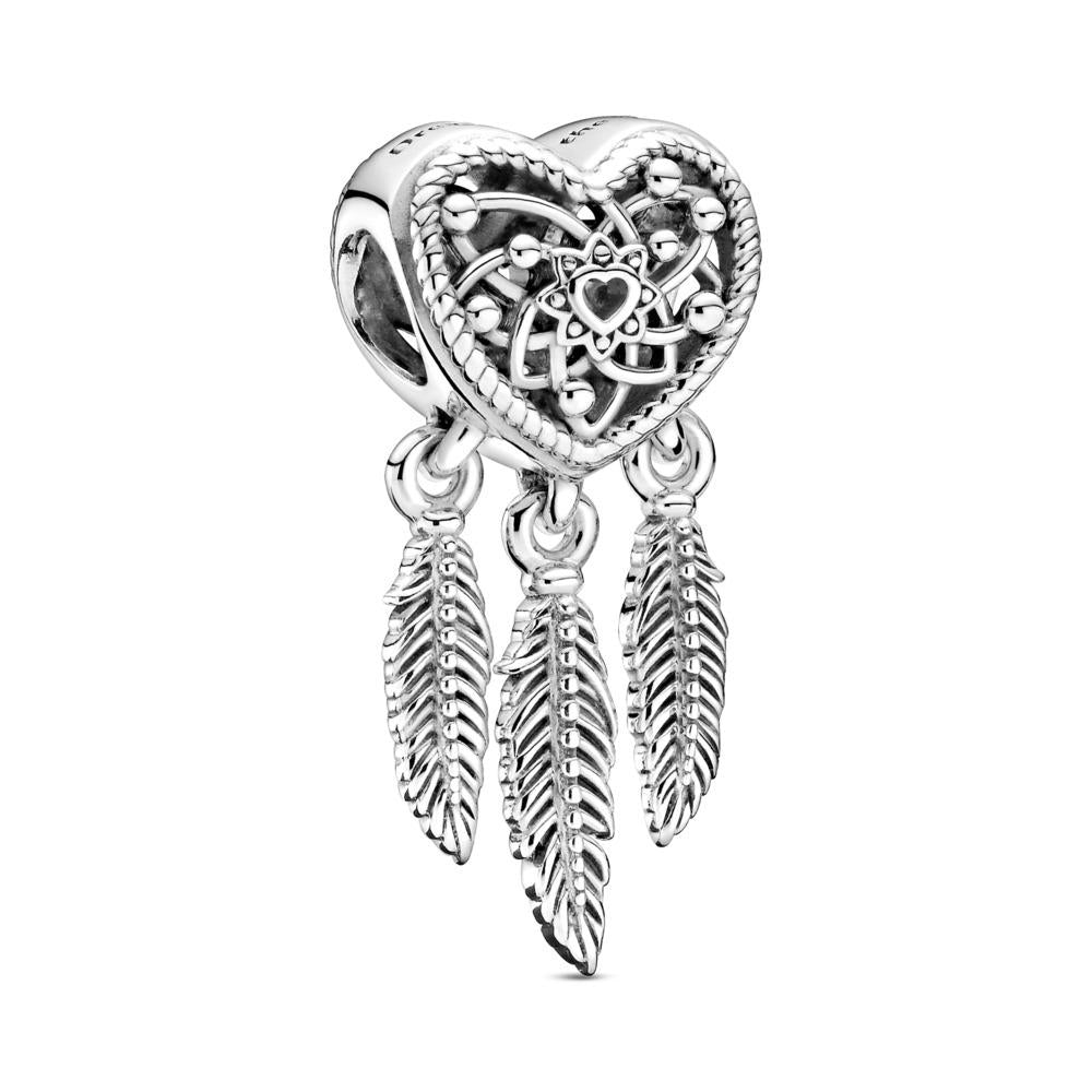 Pandora Dreamcatcher Sterling Silver Heart Charm
