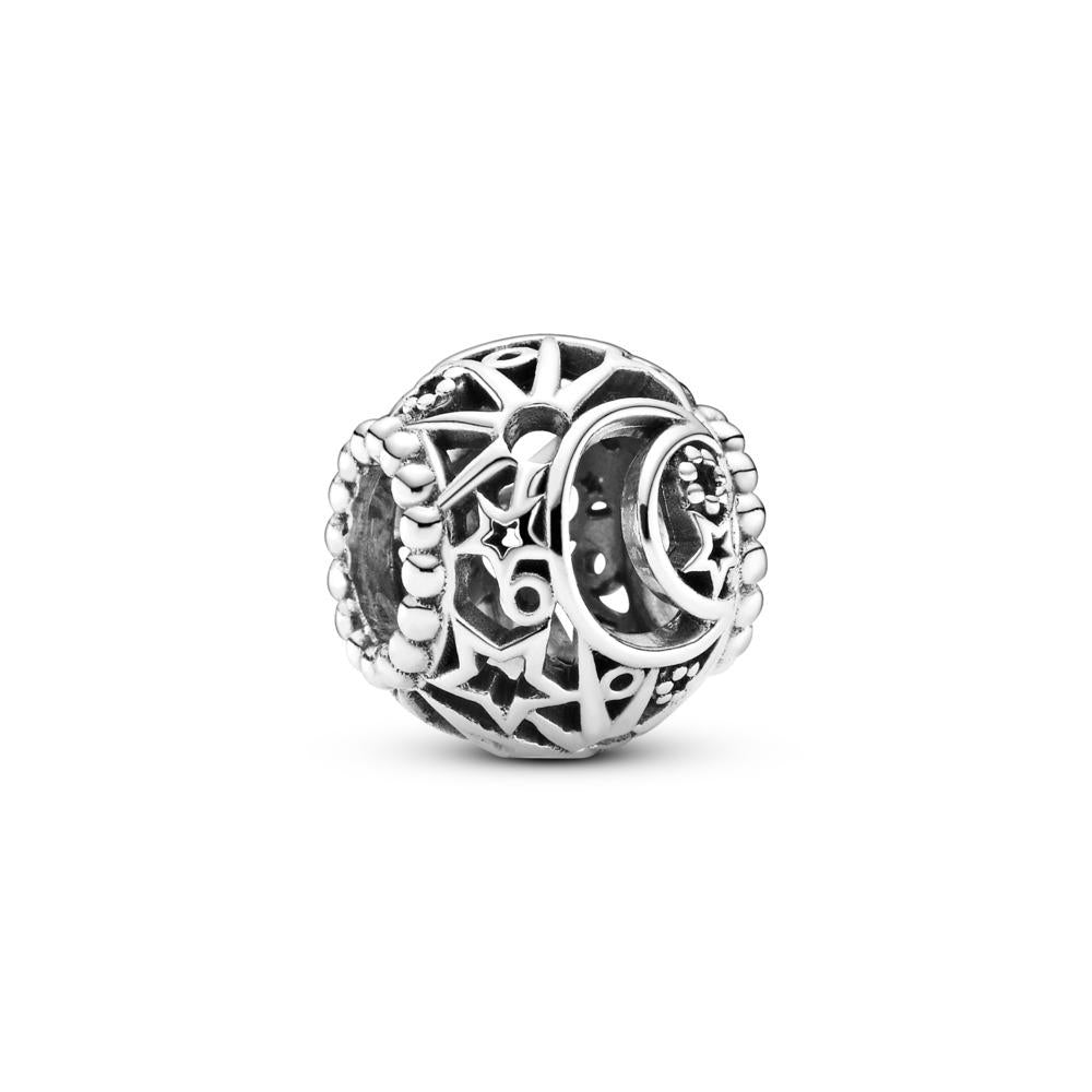Pandora Moon And Star Sterling Silver Charm