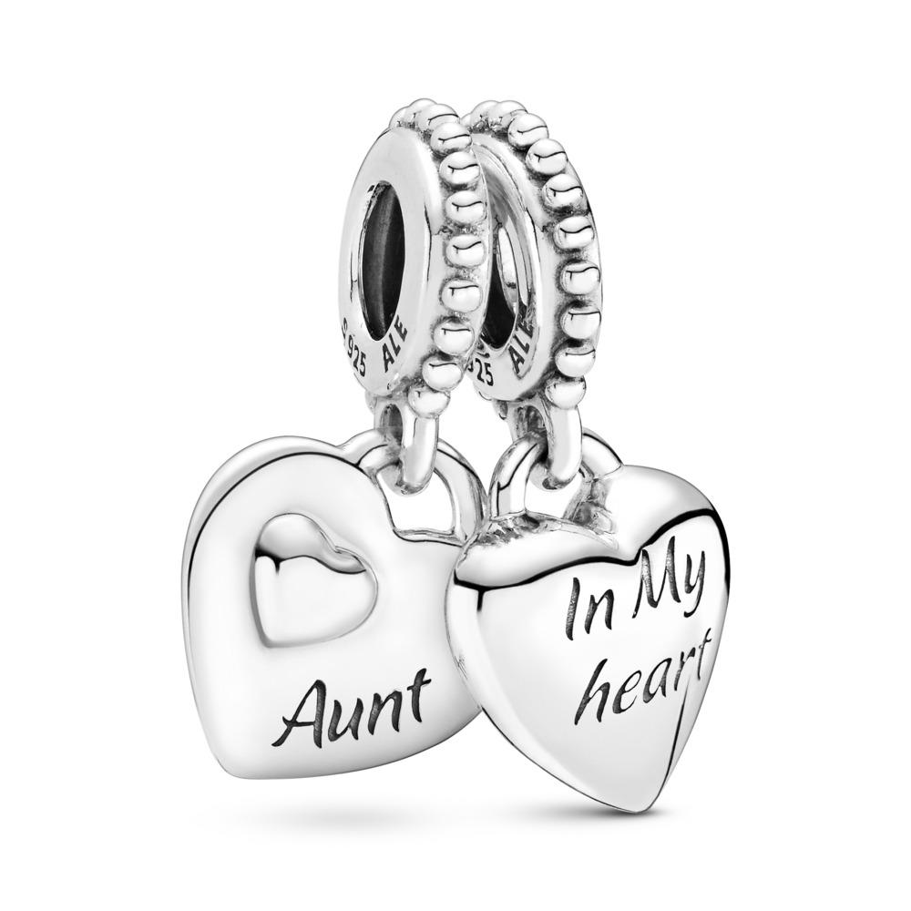 Pandora Aunt And Niece Hearts Sterling Silver Split D