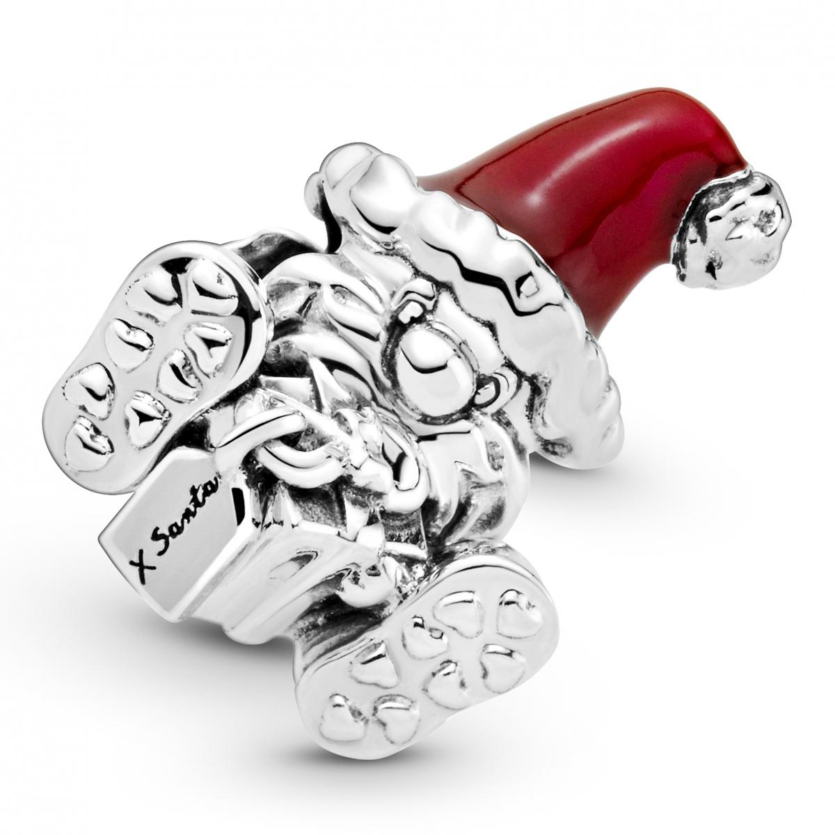 Pandora Seated Santa Claus &amp; Present Charm