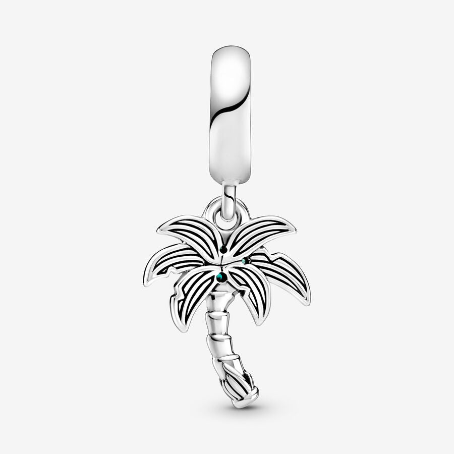 Pandora Palm Tree &amp; Coconuts Dangle Charm