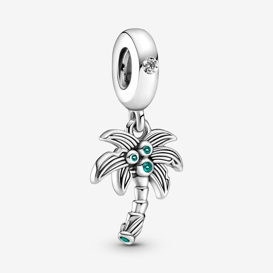 Pandora Palm Tree &amp; Coconuts Dangle Charm