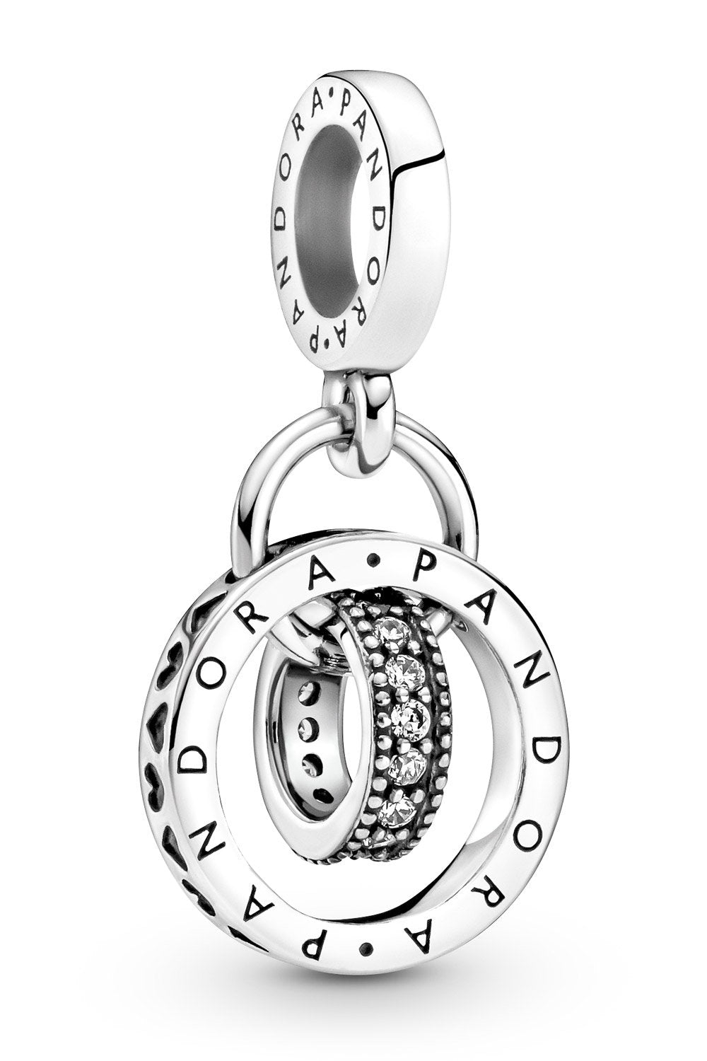 Pandora Logo Circles Dangle Charm