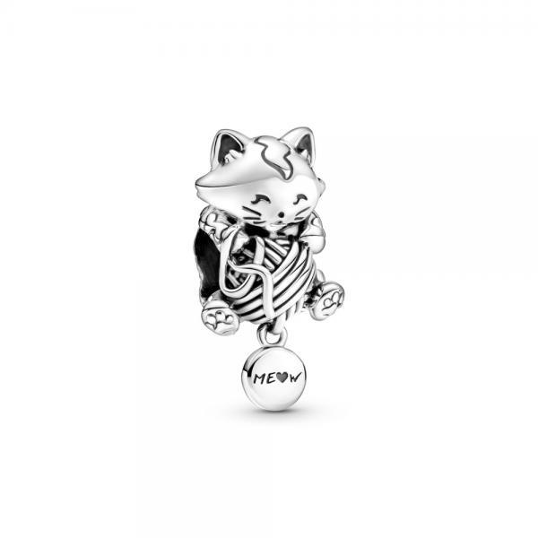 Pandora Kitten &amp; Yarn Ball Charm
