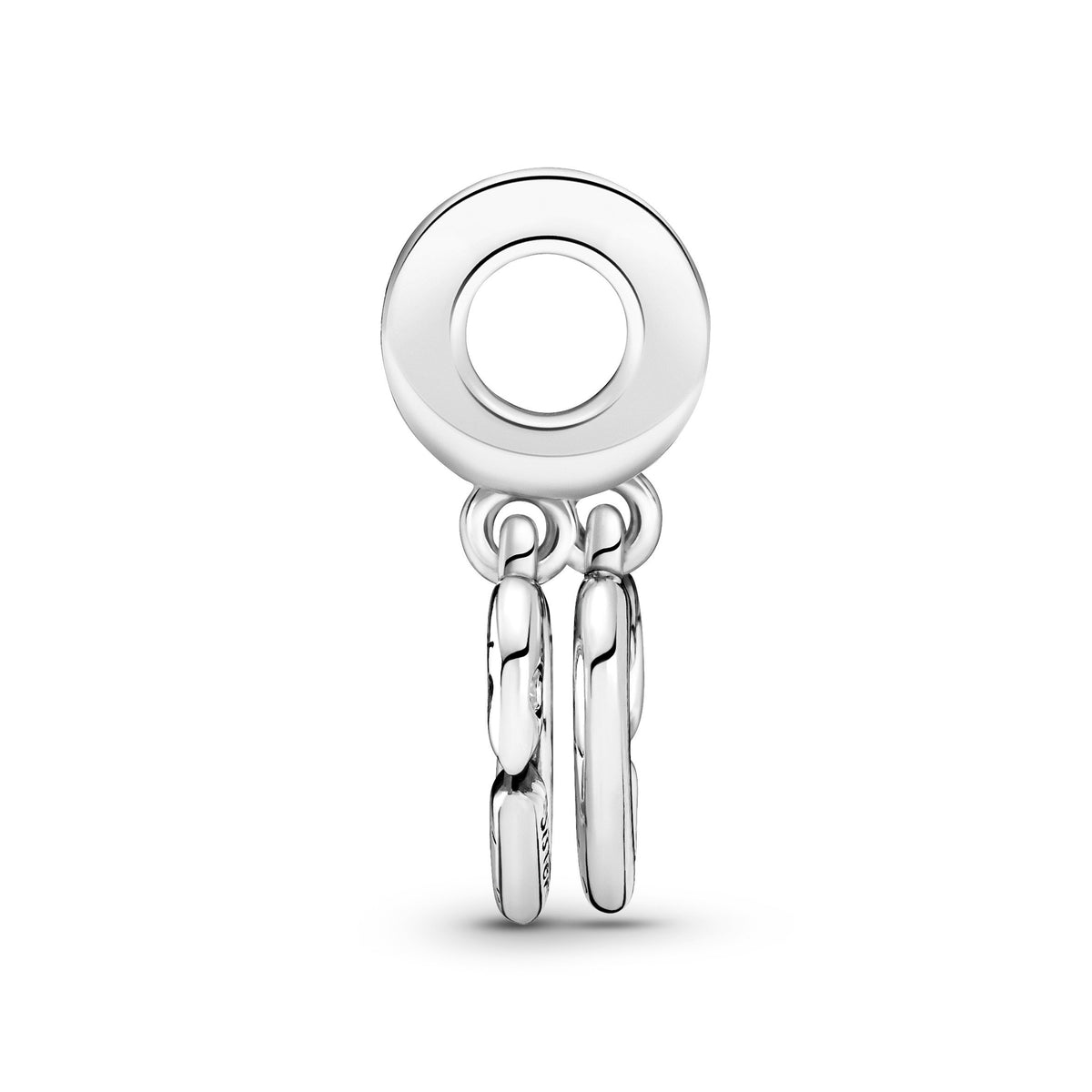 Pandora Linked Sister Hearts Split Dangle Charm