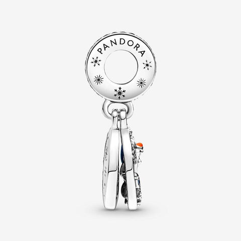 Pandora Disney Frozen Snow Olaf Double Dangle Charm