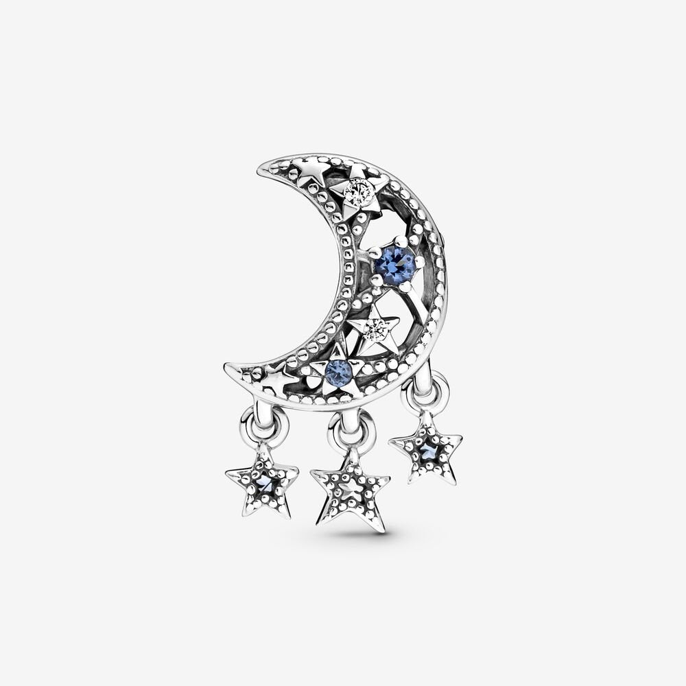 Pandora Star &amp; Crescent Moon Charm
