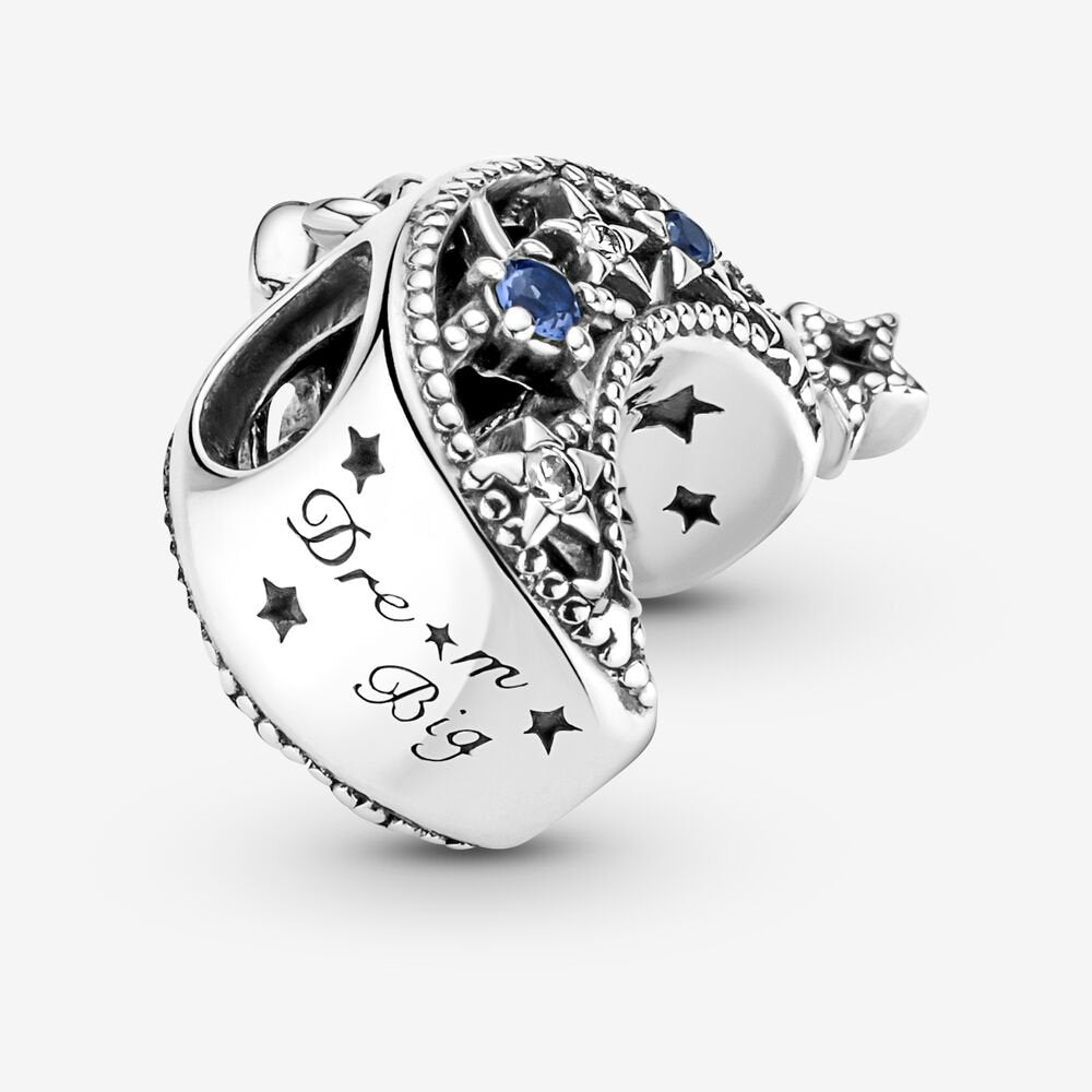 Pandora Star &amp; Crescent Moon Charm