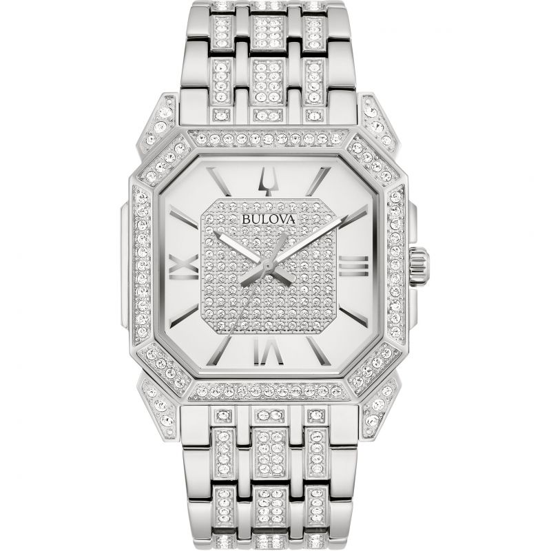 Bulova Crystal Quartz Men&#39;s Watch 96A285