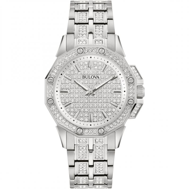 Bulova Crystal Octava Quartz Women&#39;s Watch 96L305