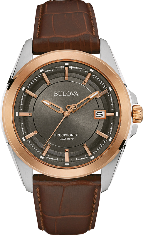 Bulova Precisionist Quartz Mens Watch 98B267