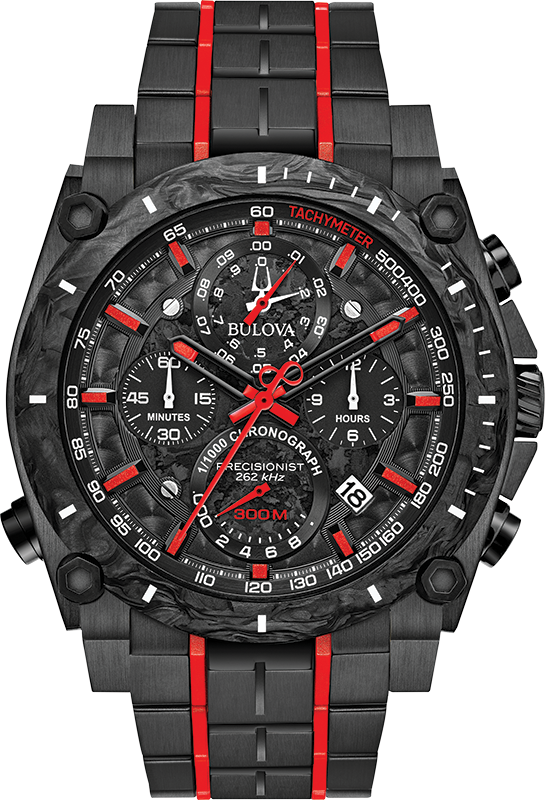 Bulova Precisionist Quartz Mens Watch 98B313