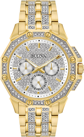 Bulova Crystal Men's Watch 98C126