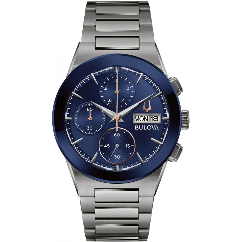 Bulova Modern Millennia Chronograph Quartz Men&#39;s Watch 98C143