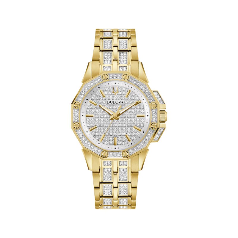Bulova Crystal Octava Quartz Women&#39;s Watch 98L302