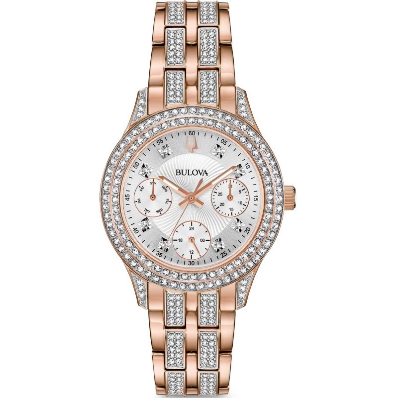 Bulova Crystal Quartz Womens Watch 98N113