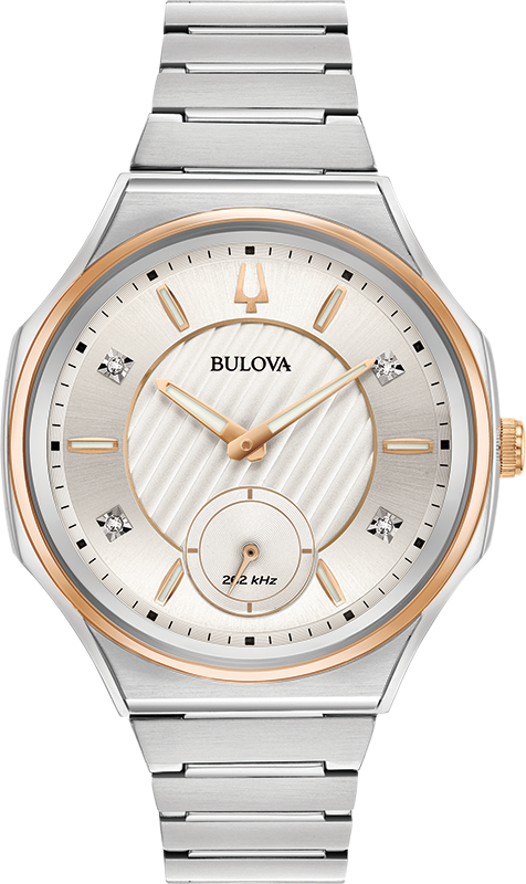 Bulova Curv Quartz Womens Watch 98P182