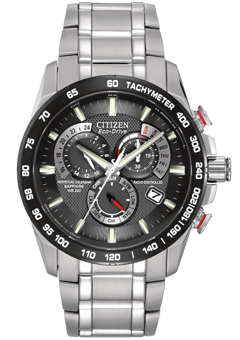 Citizen Perpetual Chrono A-T Eco-Drive Mens Watch AT4008-51E