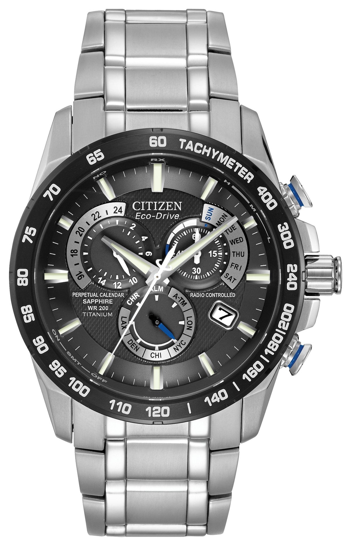 Citizen Perpetual Chrono A-T Eco-Drive Mens Watch AT4010-50E