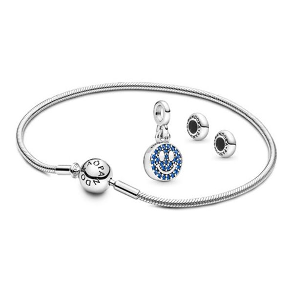 Pandora ME My Smile Blue CZ Dangle Gift Set