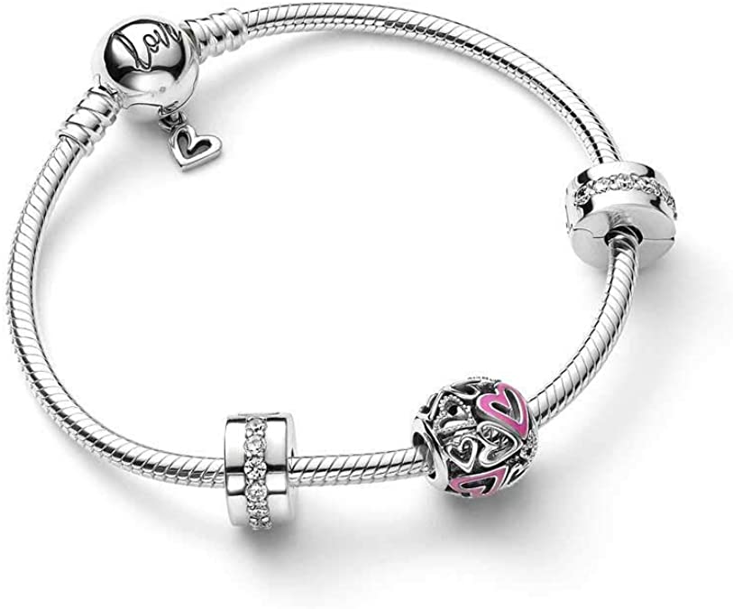 Pandora Heart Bracelet Gift Set