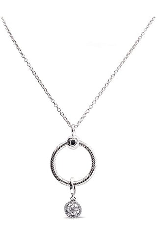 Pandora Sparkling Snowflake Pandora O Pendant Gift Set