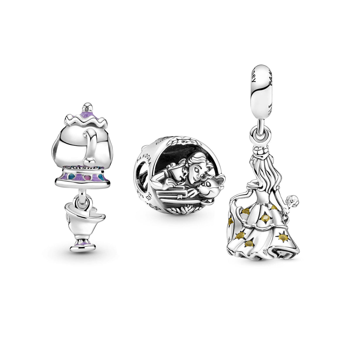 Pandora Disney Beauty And The Beast Charm Gift Set