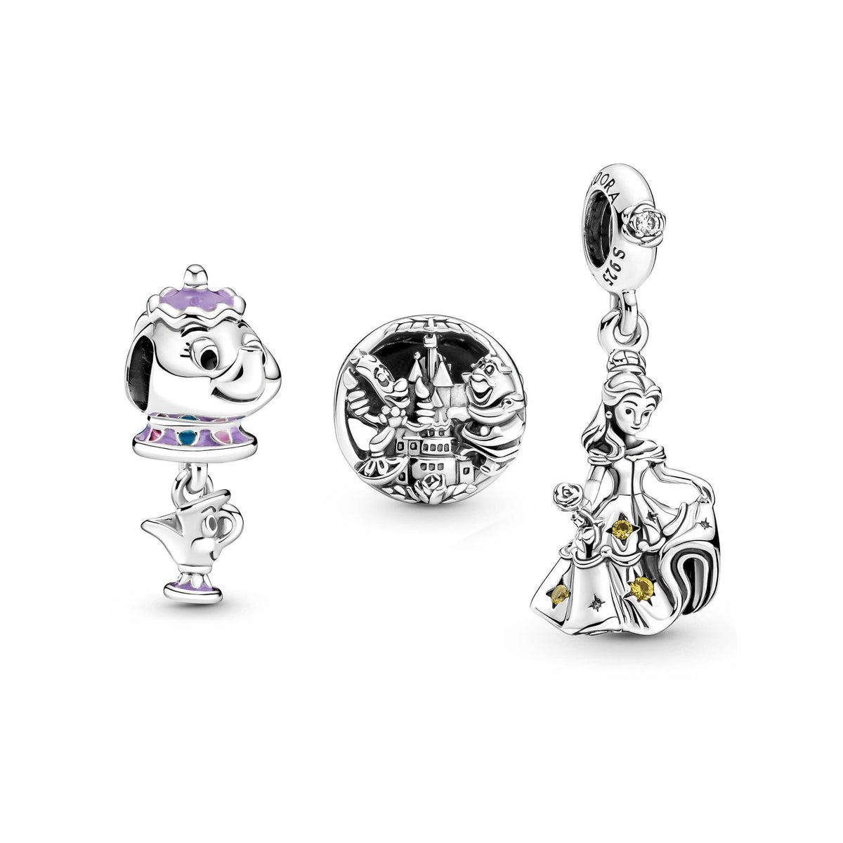 Pandora Disney Beauty And The Beast Charm Gift Set