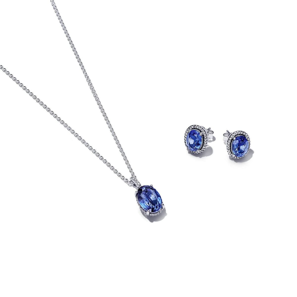 Pandora Sparkling Statement Halo Jewelry Gift Set