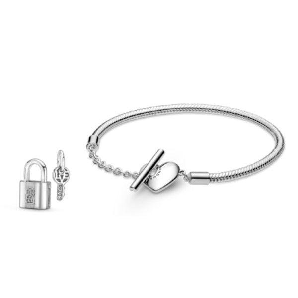 Pandora Padlock And Key Bracelet Gift Set