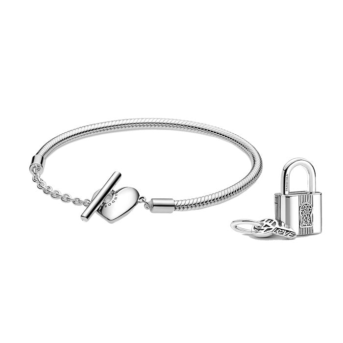 Pandora Padlock And Key Bracelet Gift Set