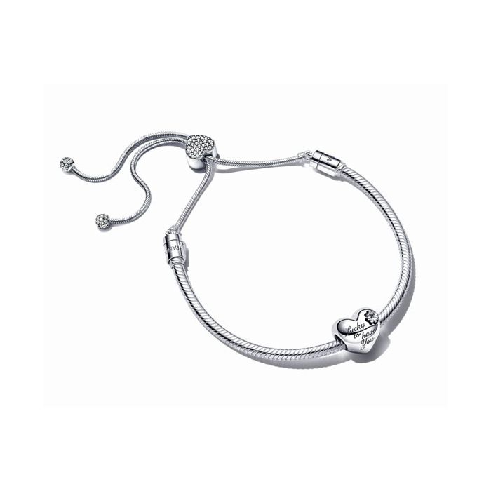 Pandora Heart &amp; Clover Bracelet Gift Set