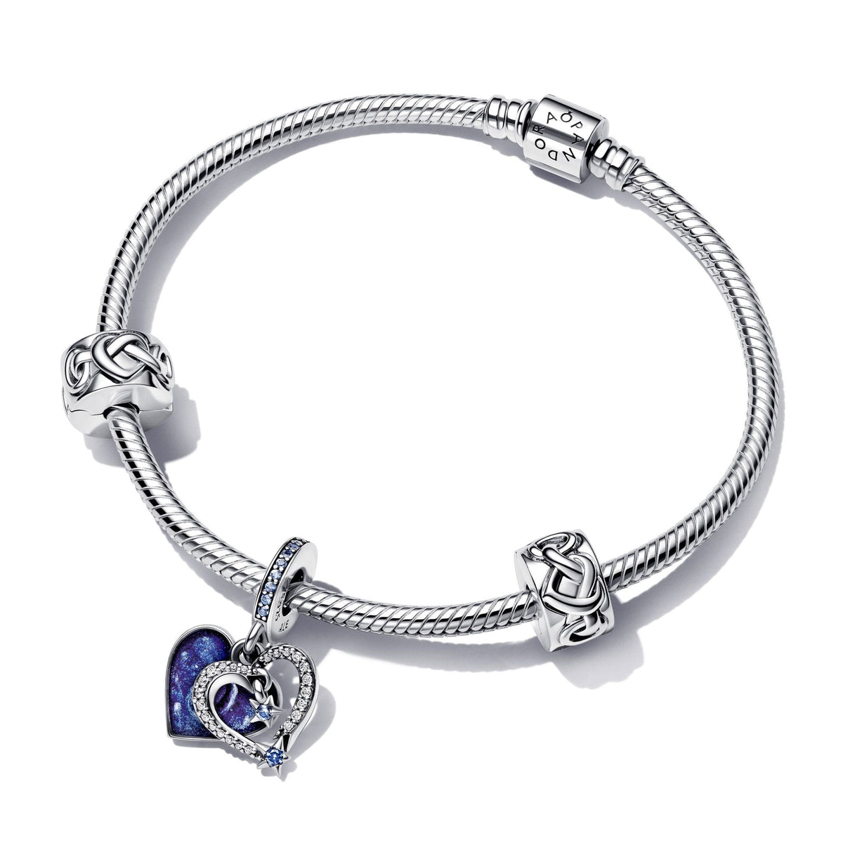 Pandora Shooting Star Heart Bracelet Gift Set-B801986-19