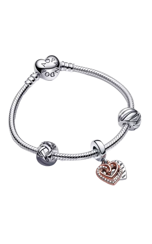 PANDORA ENTWINED HEARTS BRACELET GIFT SET B802040-18