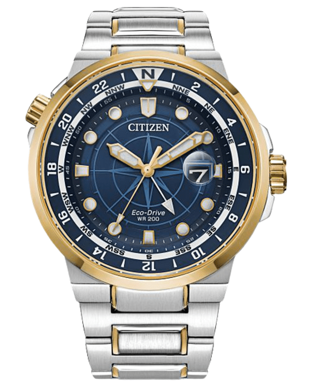 Citizen Endeavor GMT Eco-Drive Men&#39;s Watch BJ7144-52L