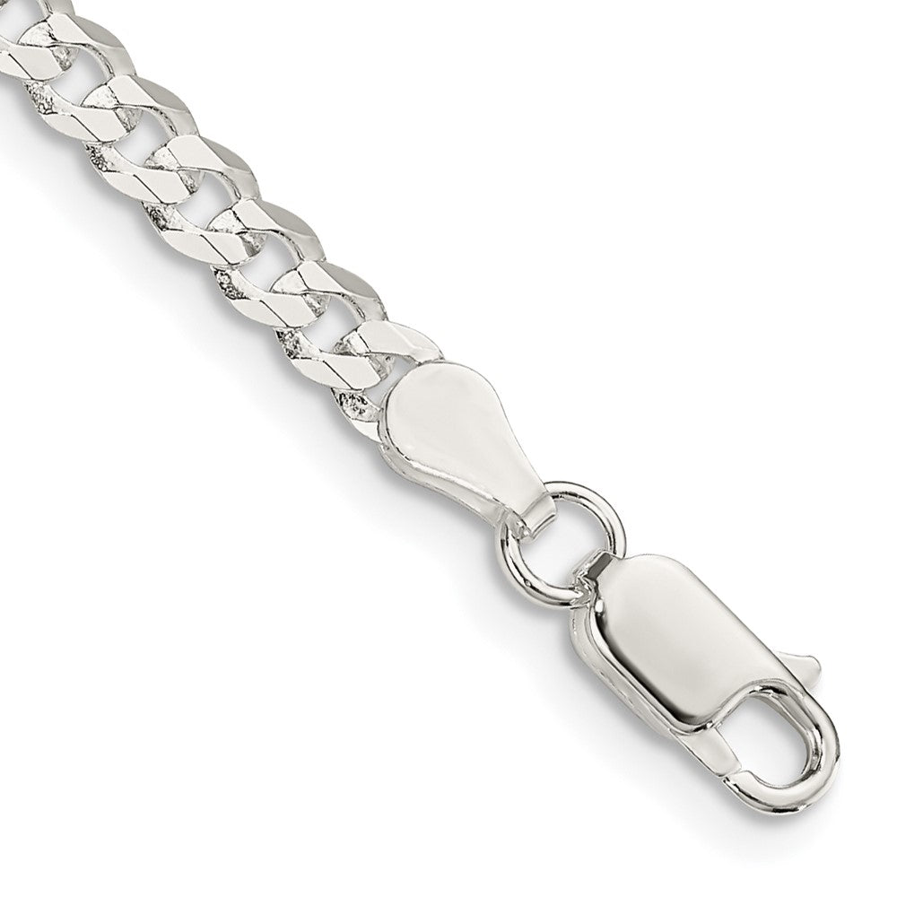Sterling Silver 22&quot; 3.8mm Curb Link Chain