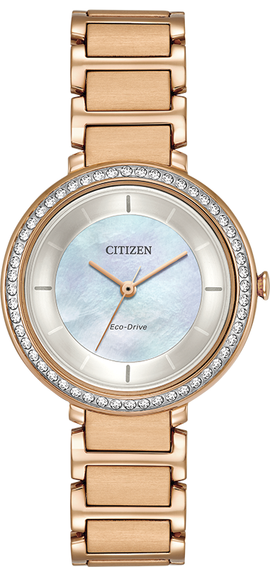Citizen Silhouette Eco-Drive Crystal Womens Watch EM0483-54D