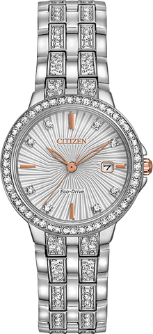 Citizen Eco Drive Silhouette Crystal Women's Watch EW2340-58A