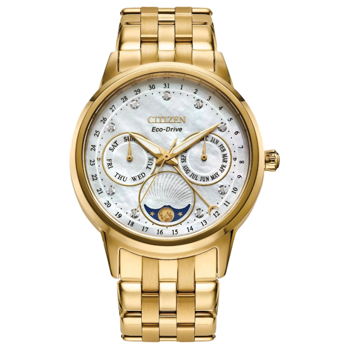 Citizen Calendrier Eco-Drive Women&#39;s Watch FD0002-57D