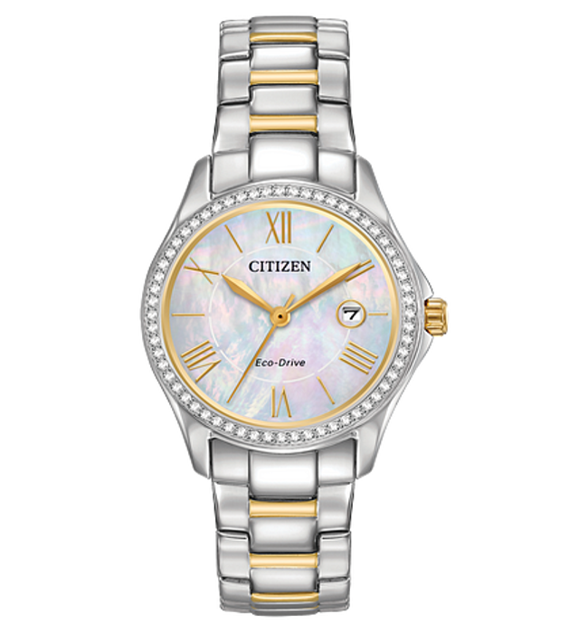 Citizen Eco Drive Silhouette Crystal Women&#39;s Watch FE1148-84D