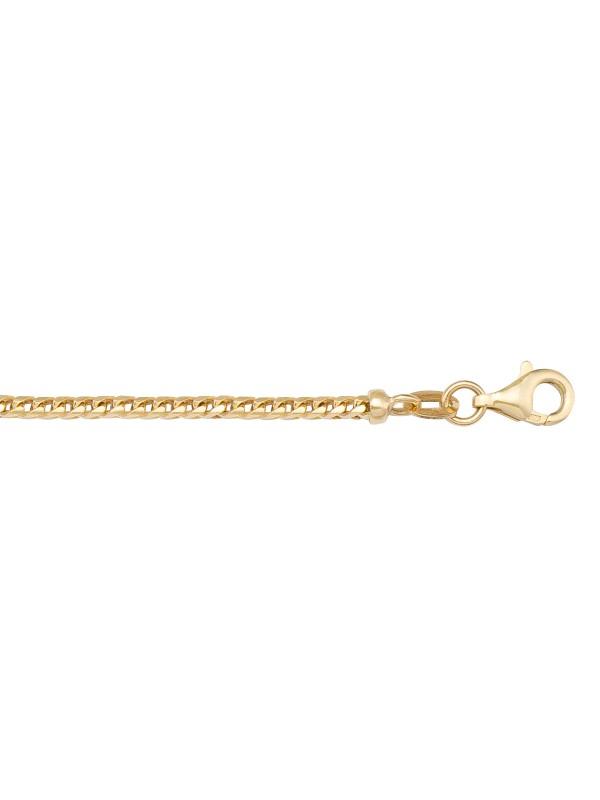 14K Yellow Gold Franco 2.0 mm Italian Chain