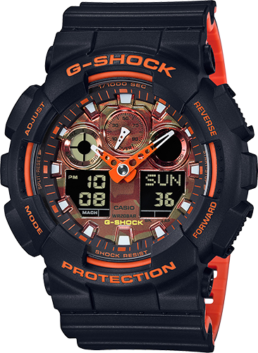 G-Shock Analog-Digital Men&#39;s Watch GA100BR-1A